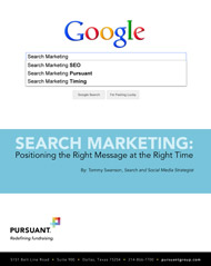 Search Engine Marketing for Nonprofits: The Right Message At The Right Time